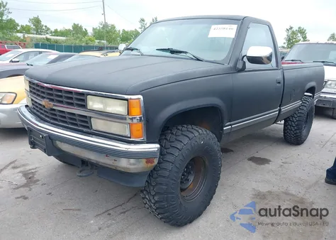 1991 Chevrolet Gmt-400 K1500 z USA, uszkodzony, nr VIN 1GCDK14K2ME130643